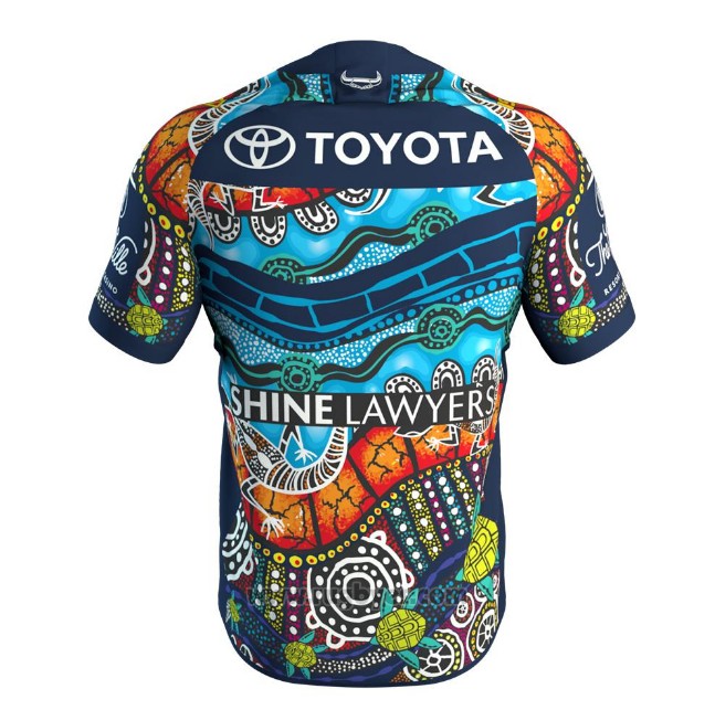 Camiseta North Queensland Cowboys Rugby 2018-19 Indigenous